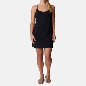 Colombia Pleasant Creek Stretch Active Dress with Hidden Shortsie, Black, Size M